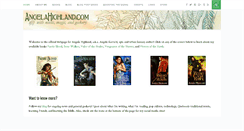 Desktop Screenshot of angelahighland.com